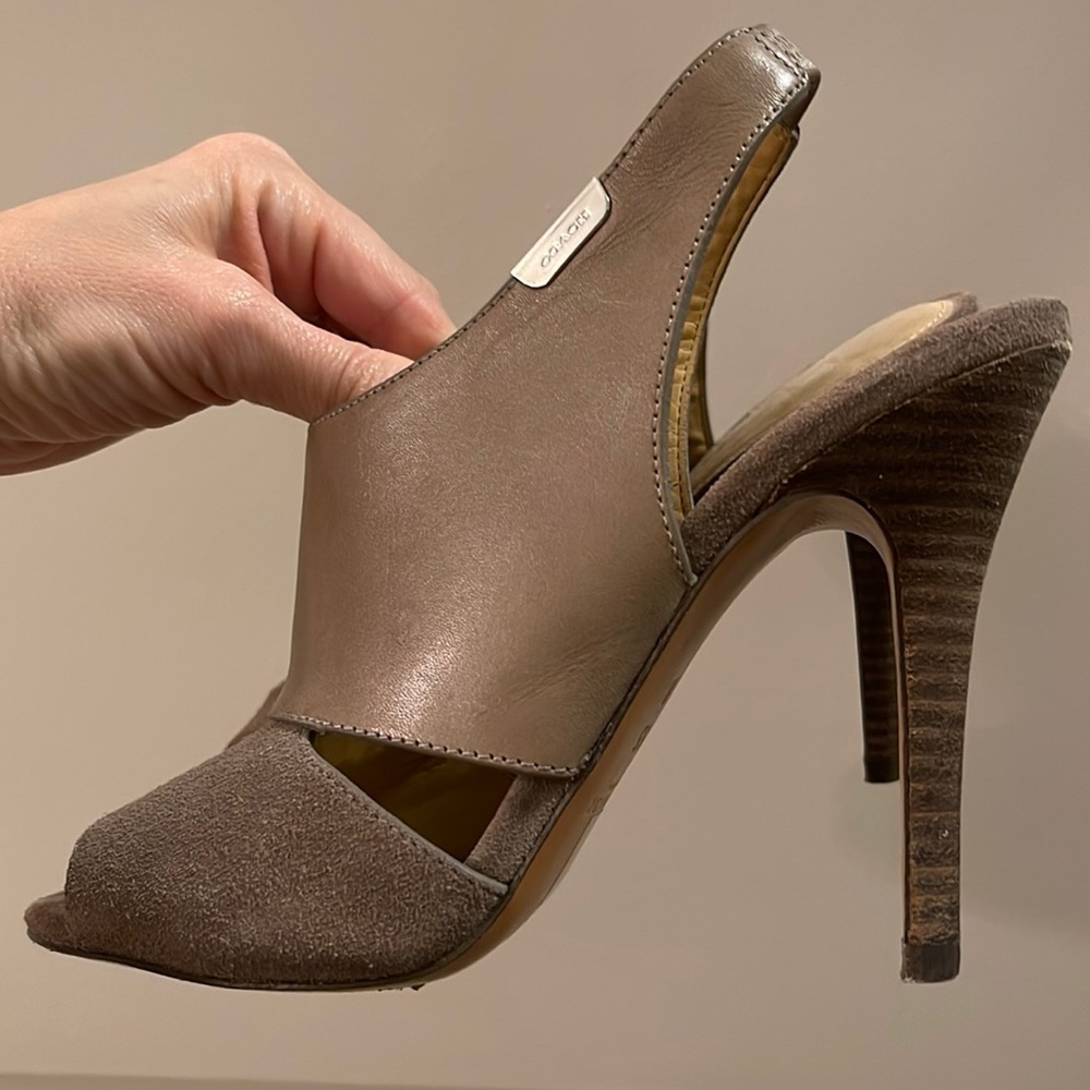 Coach Peep Toe High Heels
